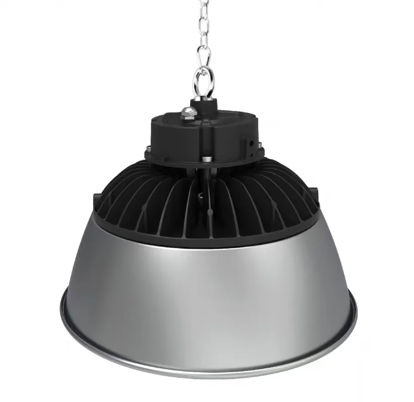 Iluminação Comercial Industrial 100W 150W 200W Lâmpada Highbay UFO LED de Alta Lúmens para Oficina e Armazém