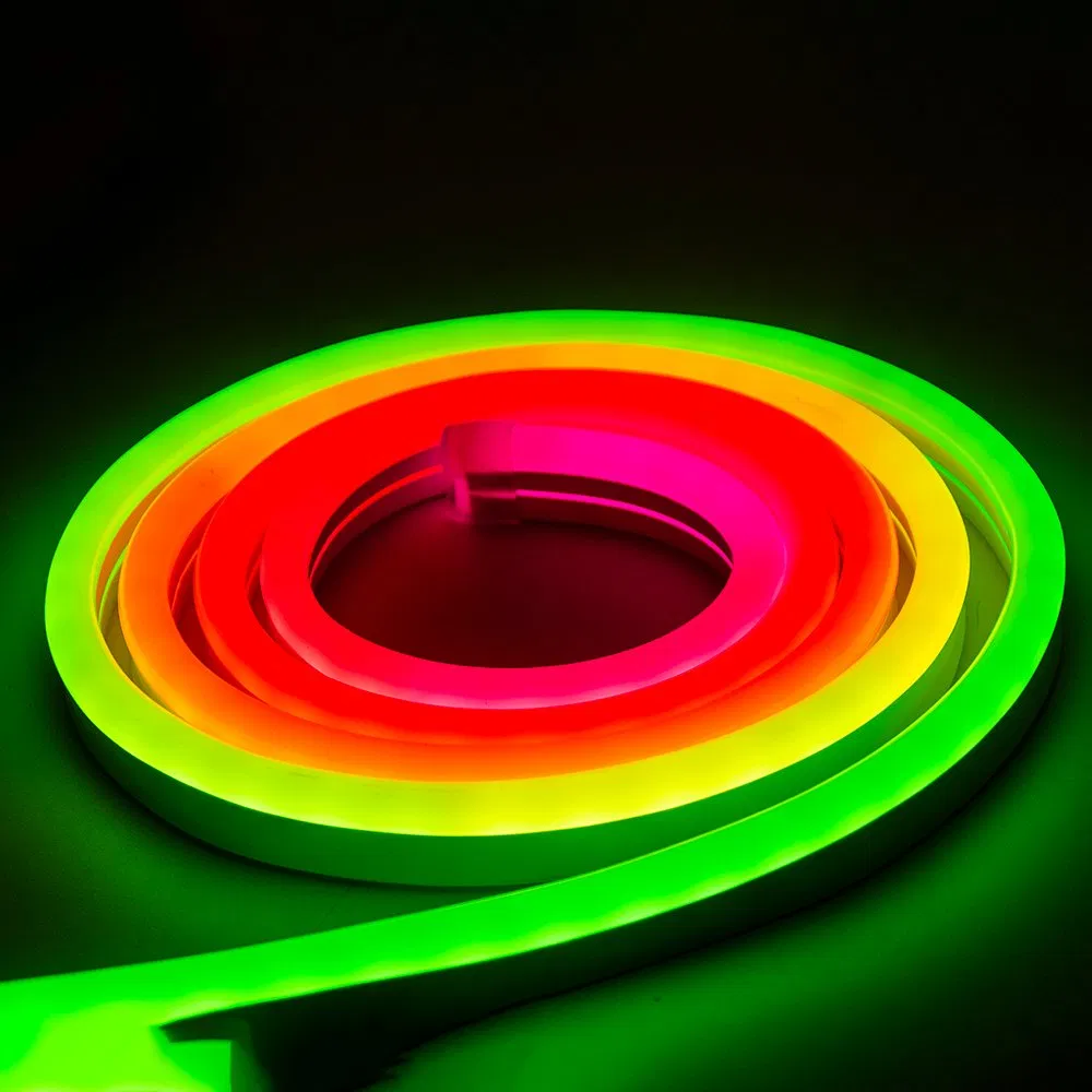 Paisagem ao Ar Livre 24V DMX512 Pixels Decoração de Natal Neon LED RGB Fita de Luz