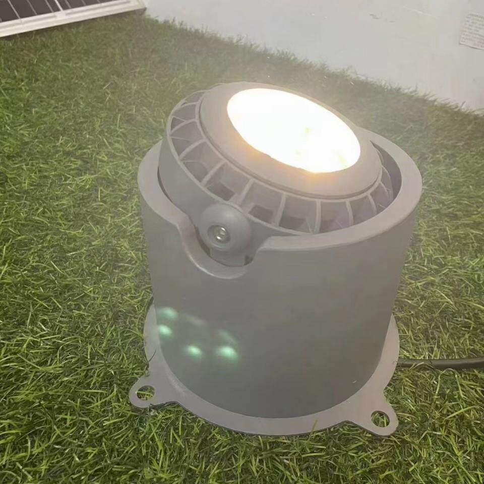 Spotlight LED RGB para Cintura, Luz de Paisagem Semi Enterrada, Holofote para Tronco de Árvore, Lâmpada de Árvore para Parque ao Ar Livre, Impermeável IP67