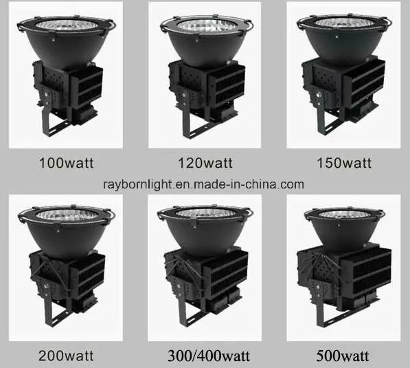 Luz LED de Alta Baía Industrial para Armazém Fábrica Playground 300W 400W 500W