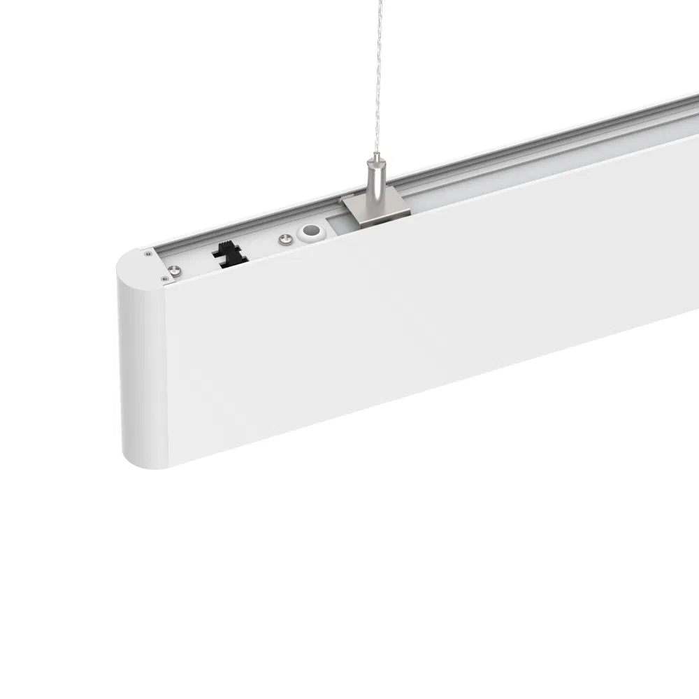 2585 Série CCT e Potência Ajustável Luminária Linear LED Pendente