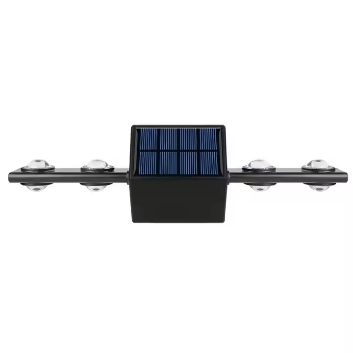 Luzes de Parede Solares à Prova d'Água para Exterior, Luzes LED de Segurança, Decoração para Casa Luzes Solares Quentes para Pátio