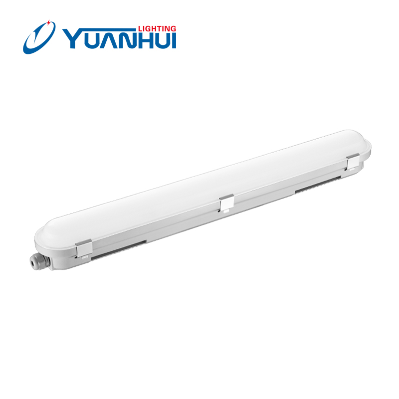 Iluminação LED de túnel à prova d'água de alta qualidade, luz tubular tripla LED para estacionamento subterrâneo