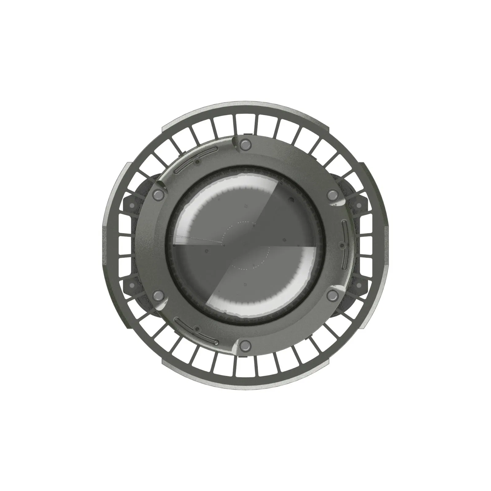 60W IP65 Luz de Alta Baía à Prova de Explosão Cc CE Luz de Baía UFO Antiexplosiva Iluminação LED para Localizações Perigosas