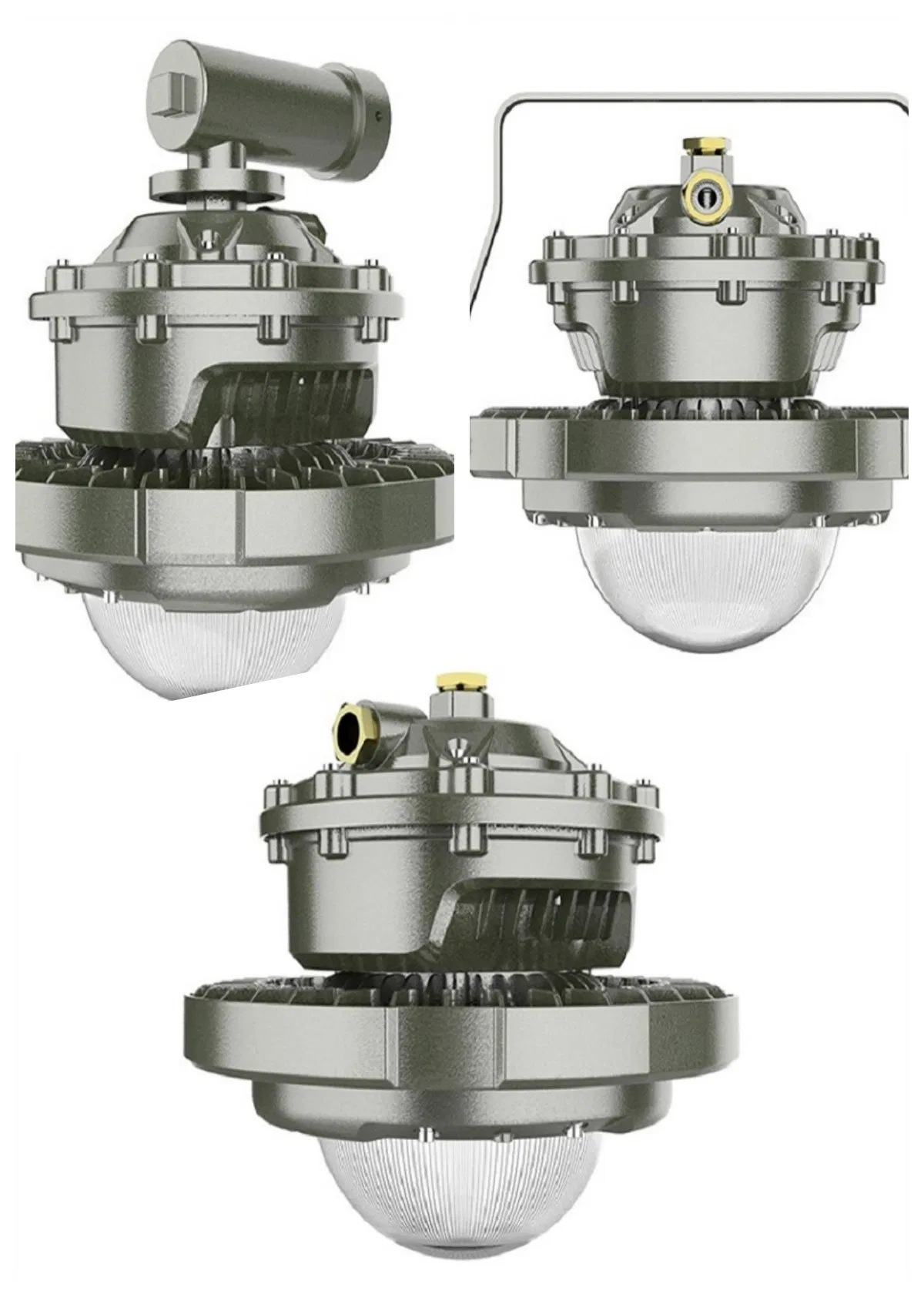 120W IP66 Lâmpada LED à Prova de Explosão Iluminação LED para Locais Perigosos Atex