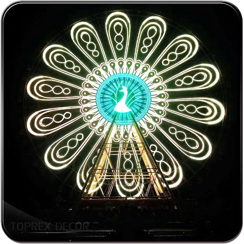 Iluminação de Grande Shopping e Espaços Públicos Toprex 2D Parque Temático Animal