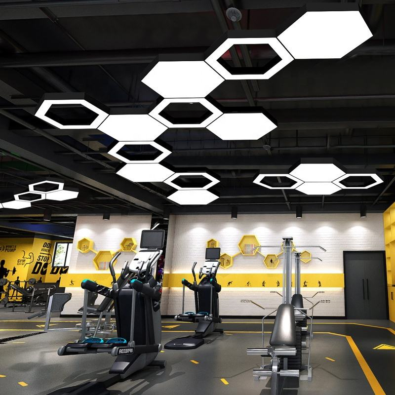 Luz Pendante Redonda de Metal com LED, Lustre em Círculo com Medição no Local para Casa, Escritório, Academia, Luminárias Lineares