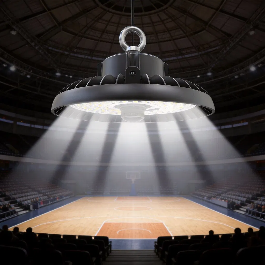Controle Inteligente Dali Dim 200W Luz LED de Alta Baía UFO para Estádio