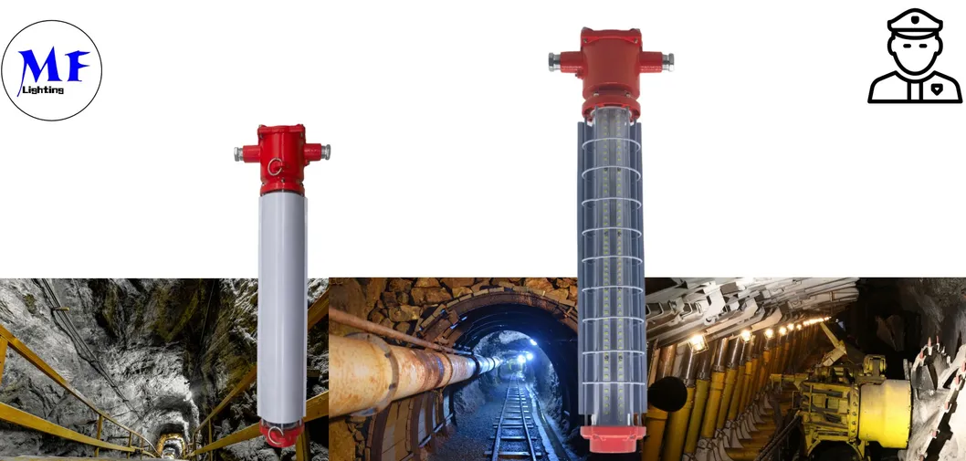 EX Mineração IP66 IK10 Luz LED à Prova de Explosão