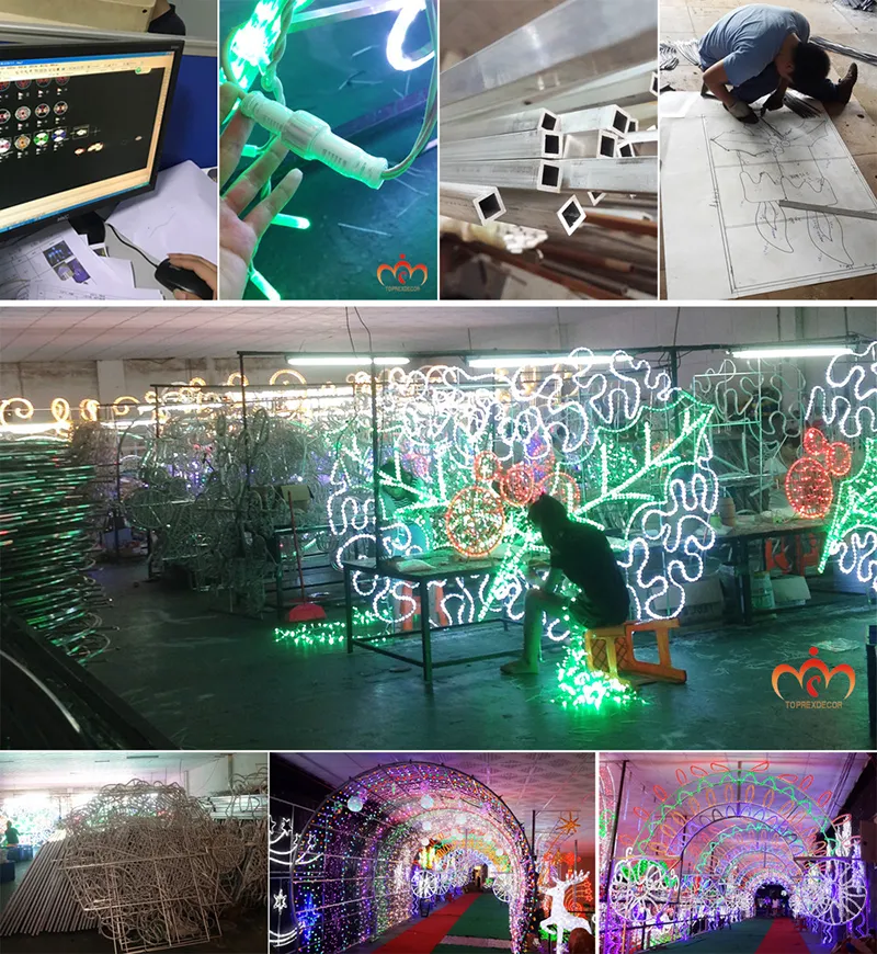 Iluminação de Grande Shopping e Espaços Públicos 2D Parque Temático Animal
