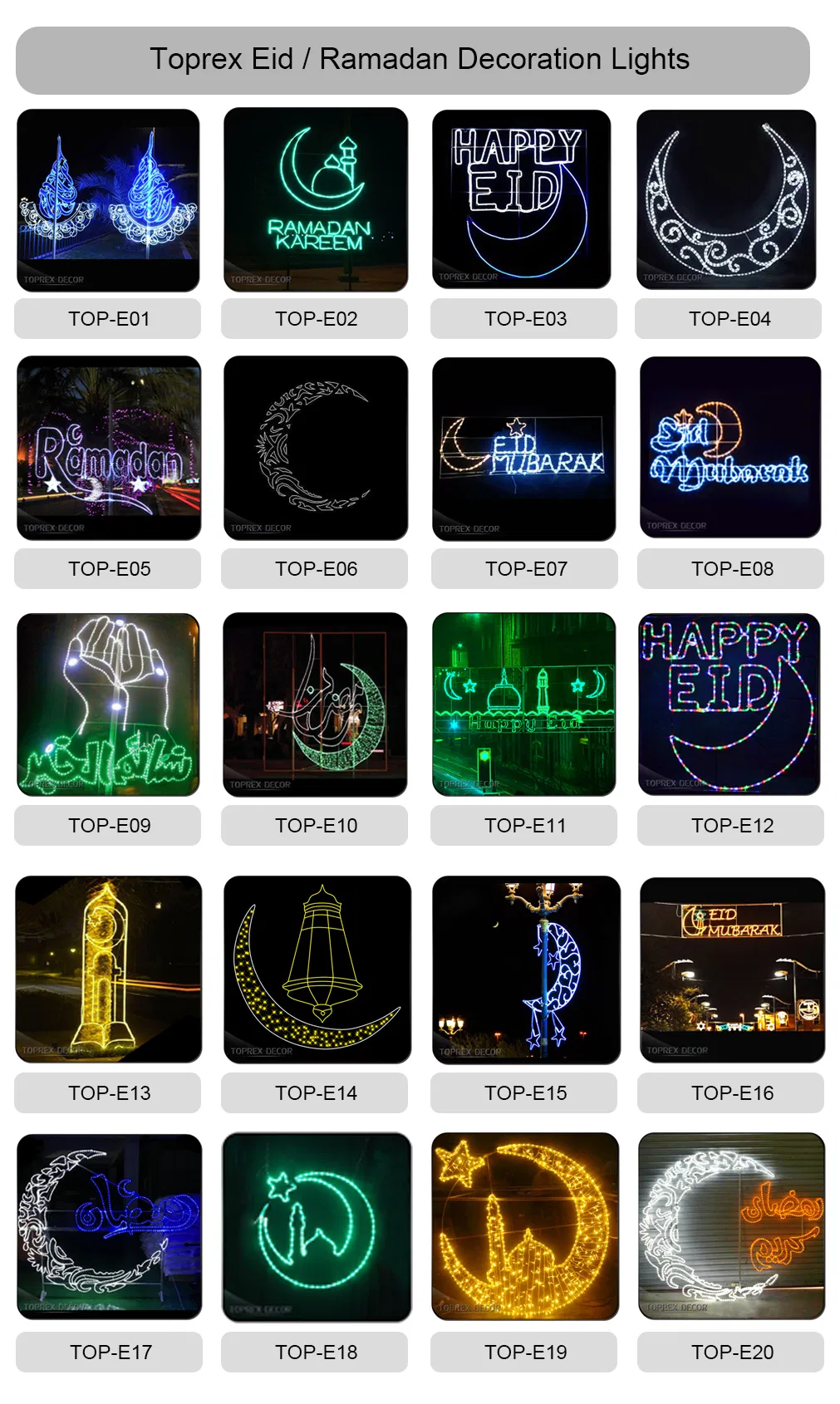 Iluminação de Grande Shopping e Espaços Públicos 2D Parque Temático Animal