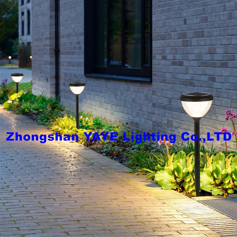 Yaye Mais Quente Vender 50W Nova Luz Solar RGB para Jardim Externa à Prova d'Água IP66 Luzes de Paisagem Solar com Mudança de Cor para Caminho de Grama 1000PCS Estoque
