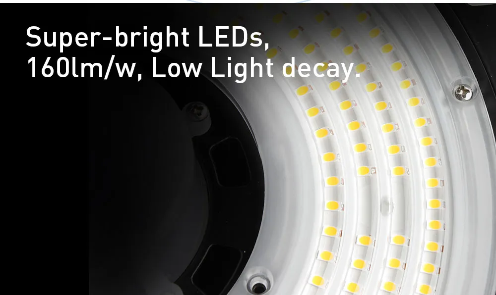 Controle Inteligente Dali Dim 200W Luz LED de Alta Baía UFO para Estádio