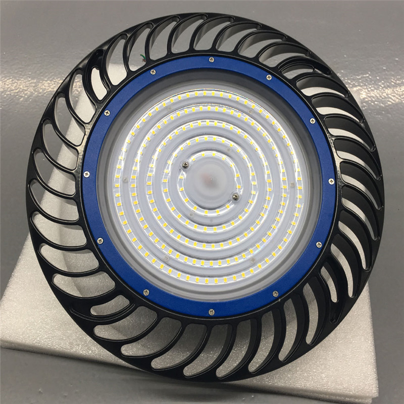 Iluminação Industrial LED de Alta Baía em Formato Redondo 100W 150W 200W 250W 300W