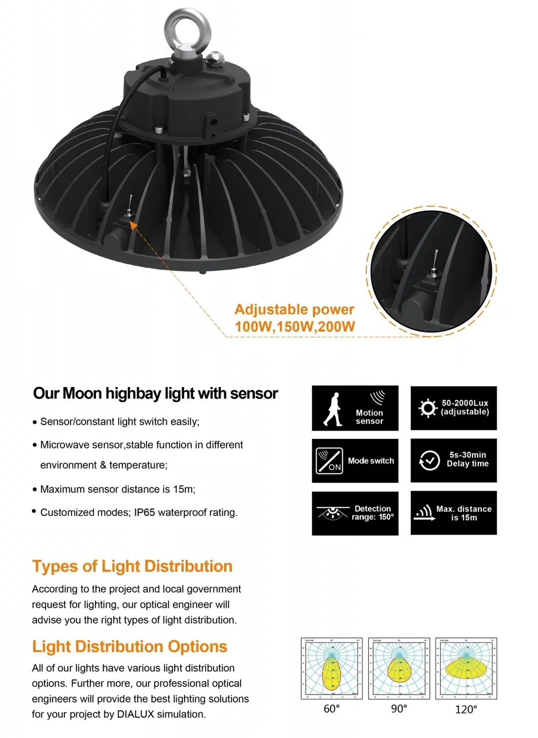 Lâmpada Highbay UFO LED