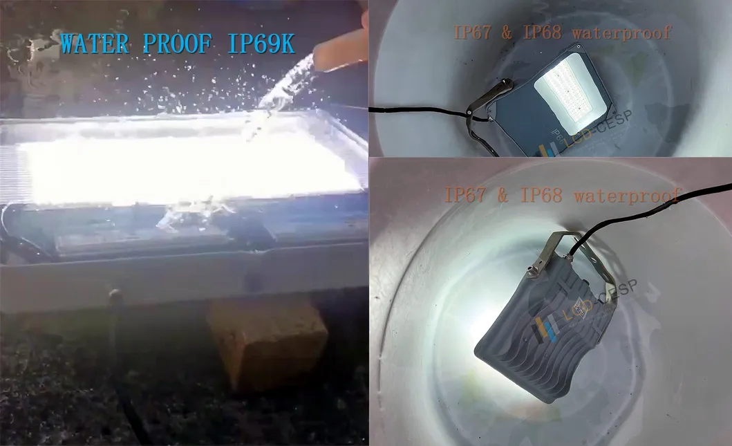 Holofote LED Comercial para Estádio 1200W-90-305VAC-30deg Óptica - Iluminação de Poste de Estacionamento