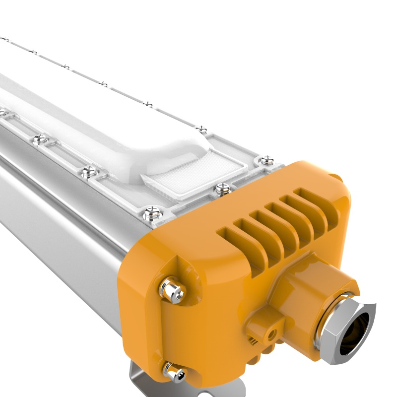 ATEX 50Hz 60Hz Luminária Linear LED à Prova de Explosão com Fonte de Alimentação de Emergência