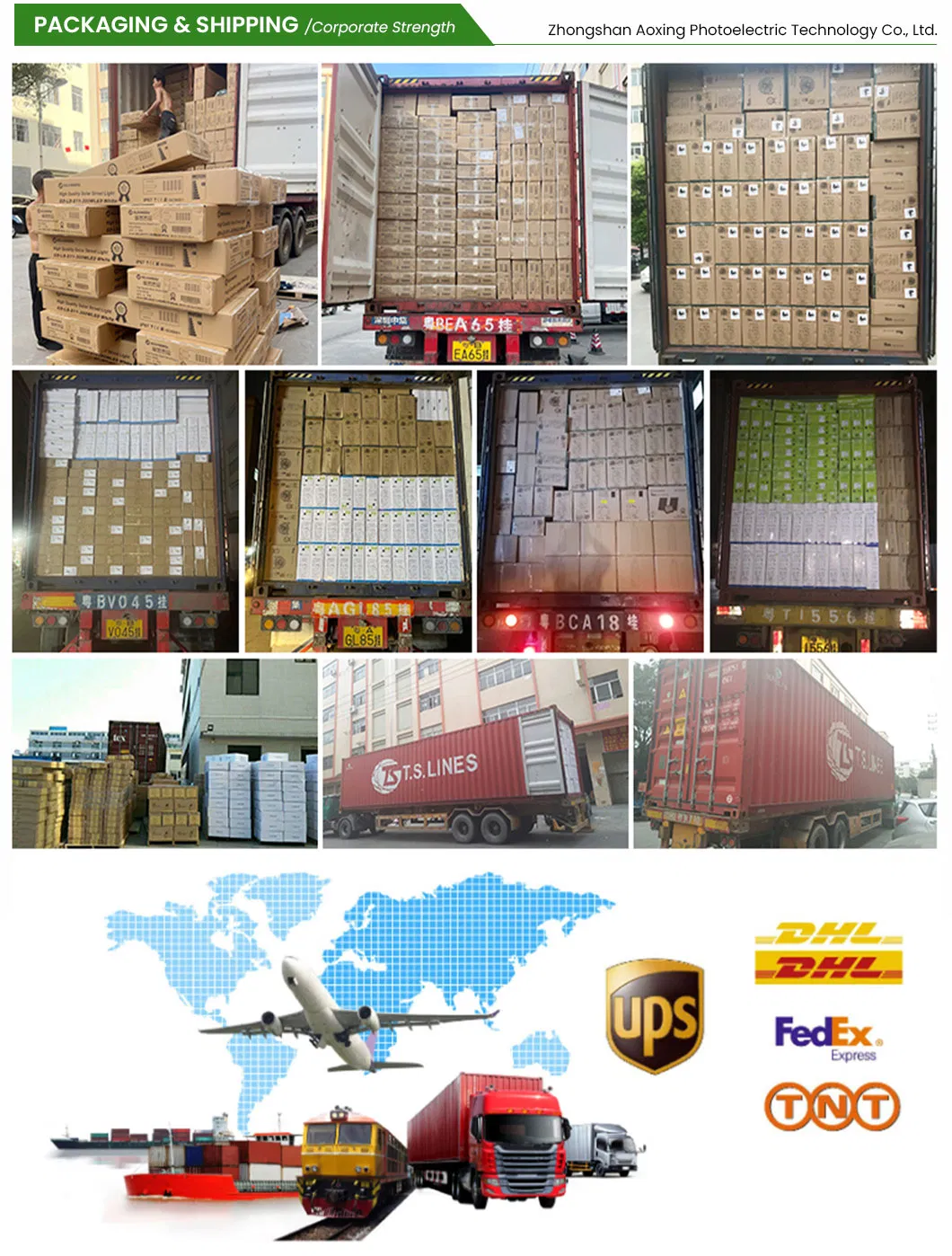 5054 Luz Pública Solar LED Integrada Comercial Bead para Estações de Balsa
