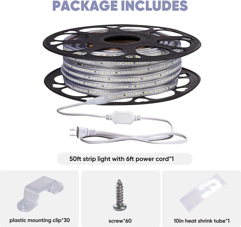 Especificações da Luz de LED