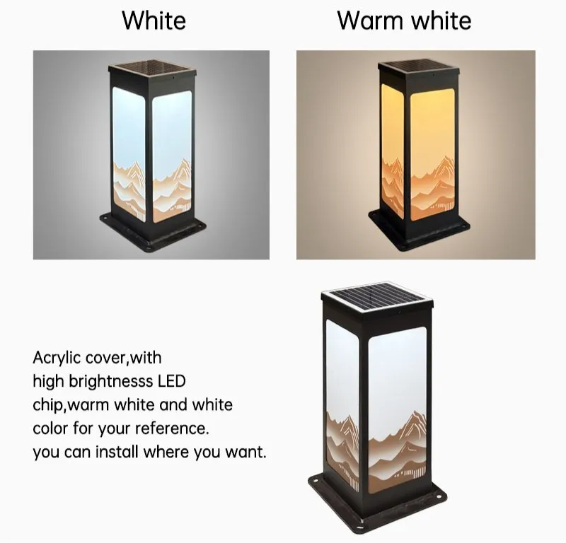 RGB Remote Solar Lawn Light Details Part 1
