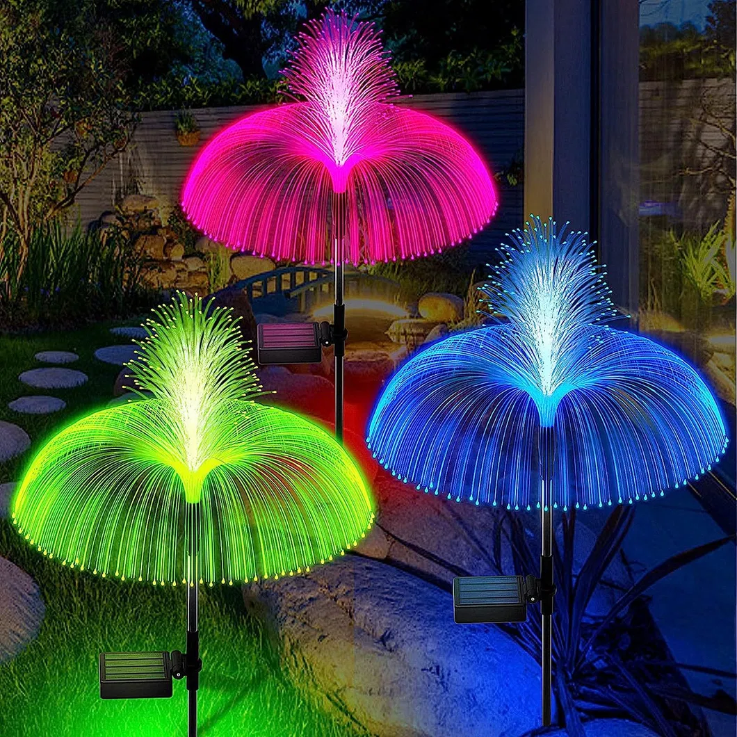 Luzes Solares Exteriores à Prova d'Água 7-Color Mudando Jardim Pátio Caminho Lâmpada LED Ci24859