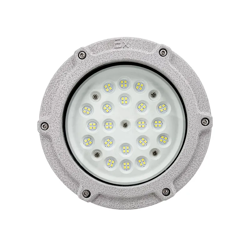 Iluminação LED de alta baía super brilhante, à prova de explosão, para locais perigosos, robusta e de alta resistência