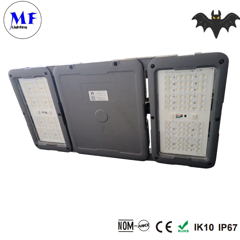 Preço de Fábrica 300W IP67 À Prova d'Água Ik10 Luz de Inundação LED para Estradas, Pedestres, Ferrovias, Mineração, Indústria, Túneis, Estacionamentos Subterrâneos