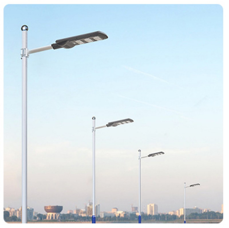 6500K Luz de Rua Comercial Pública ao Ar Livre 150W 200W Iluminação Solar Tudo-em-Um