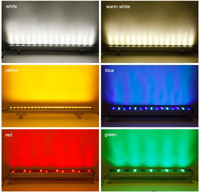 Projeto de Iluminação Externa à Prova d'Água Usando Holofote de LED para Parede