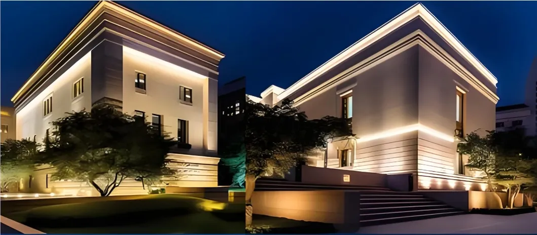 Luz de Lavagem LED de Alta Qualidade IP65 DC24V Luz de Lavagem LED de Segurança para Iluminação de Edifícios Externos Iluminação de Paisagens