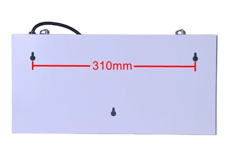 3W Sinal de Saída de Emergência Montado na Parede de Lado Único ou Lado Duplo 180 Caixa de Luz de Saída de Emergência com Bateria de Lítio Recarregável de Backup de Minutos
