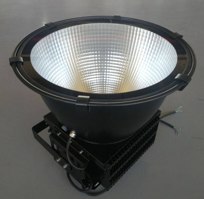 Luz LED de Alta Baía Industrial para Armazém Fábrica Playground 300W 400W 500W