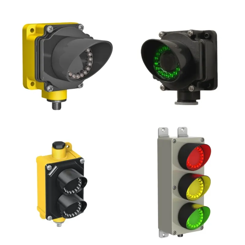 DC 15-30V Sinal de Tráfego de Advertência LED para Montagem em Parede em Armazém de Interseção de Segurança