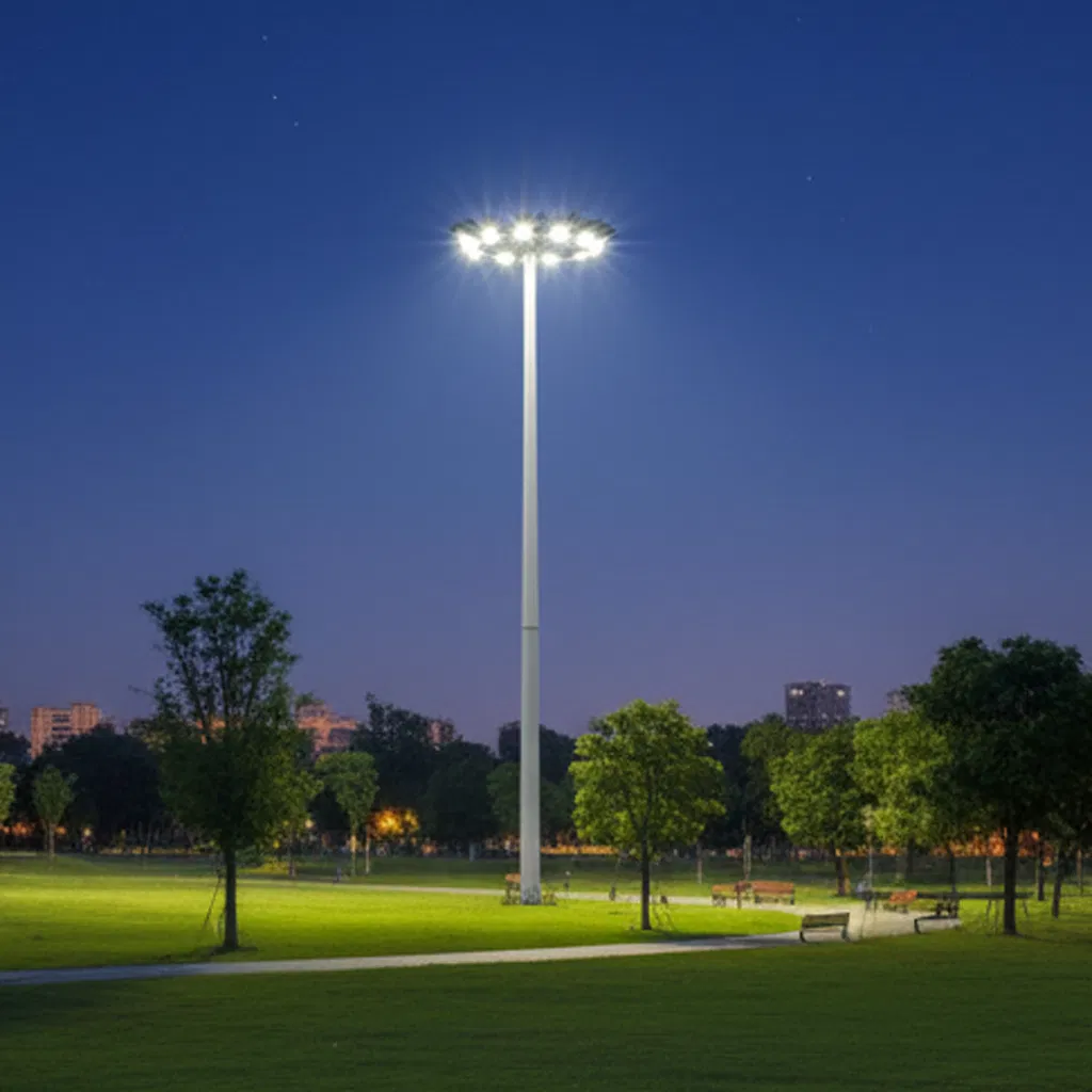 Disponível 15m-50m Tengfei 15m Iluminação de Alto Mastro Galvanizada Comercial da China