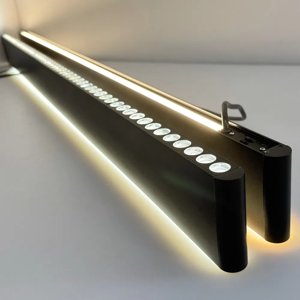 2585 Série CCT e Potência Ajustável Luminária Linear LED Pendente