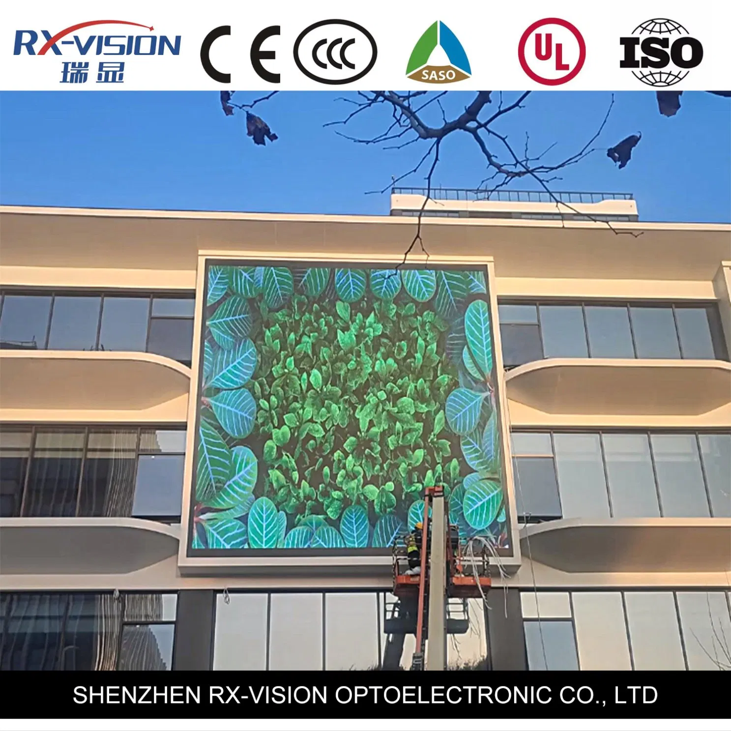 Display LED Exterior à Prova d'Água em Cores Completas P6.67 para Anúncios Comerciais Públicos