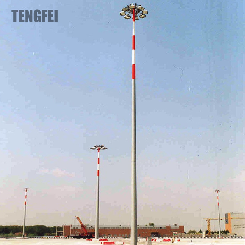Iluminação de Alto Mastro à Prova de Tempo Comercial da Tengfei 15m-50m Personalizada 15m China