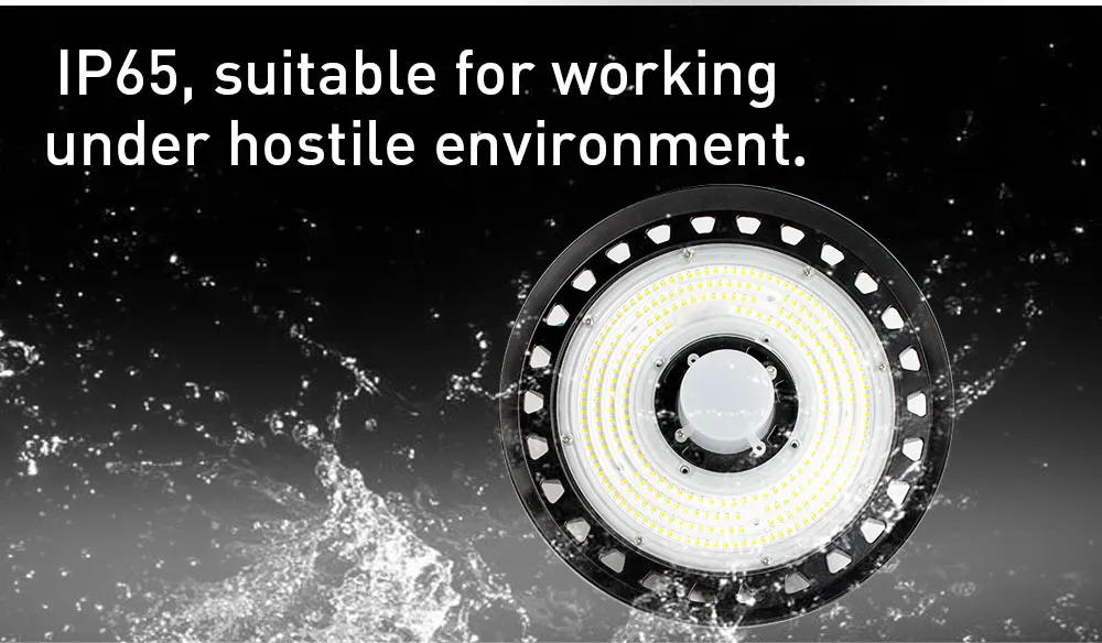 Controle Inteligente Dali Dim 200W Luz LED de Alta Baía UFO para Estádio