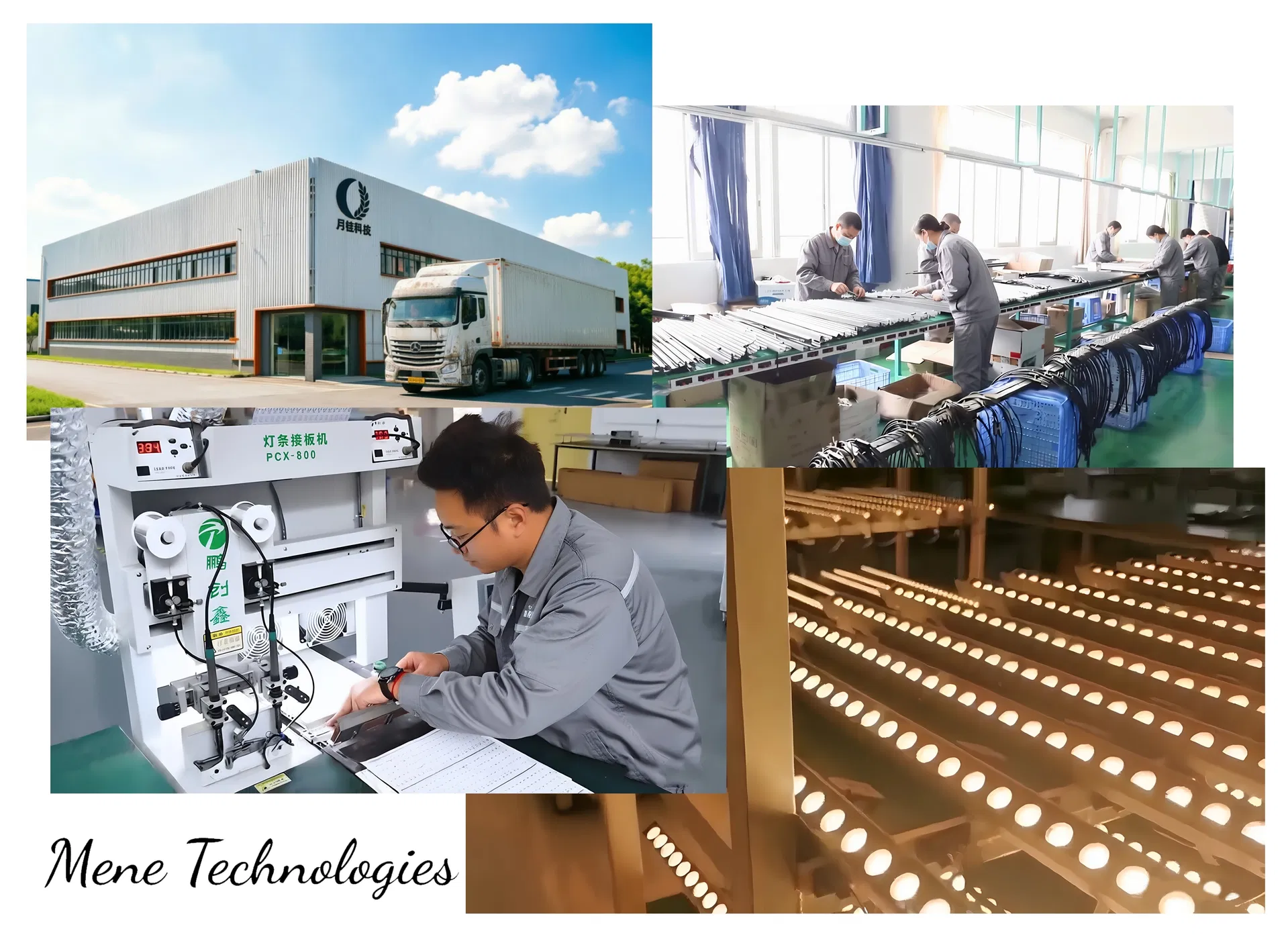 Área de Produção e Testes LED