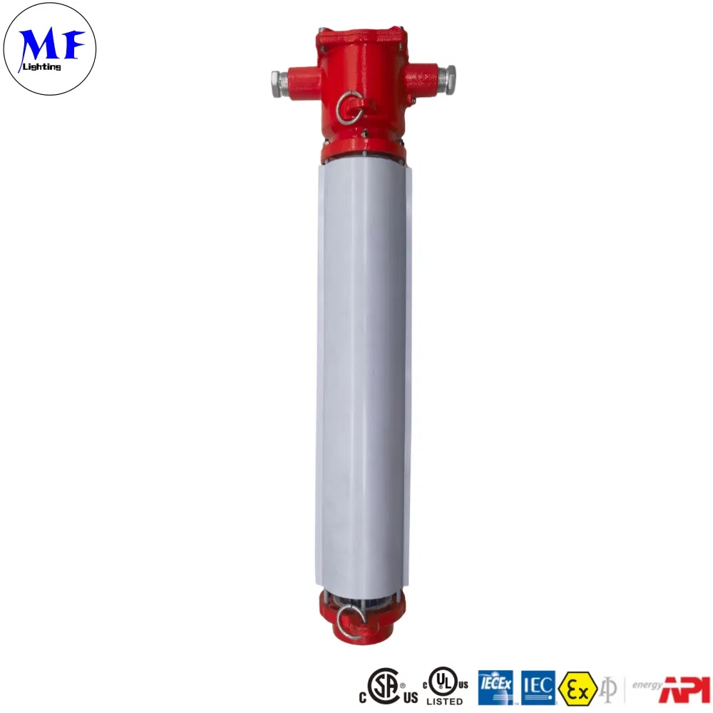 Ex Mineração IP66 Ik10 20W 36W 45W Luz LED à Prova de Explosão Anticolisão de Metal para Túneis, Obras de Construção Subterrânea, Exploração de Cavernas e Grutas