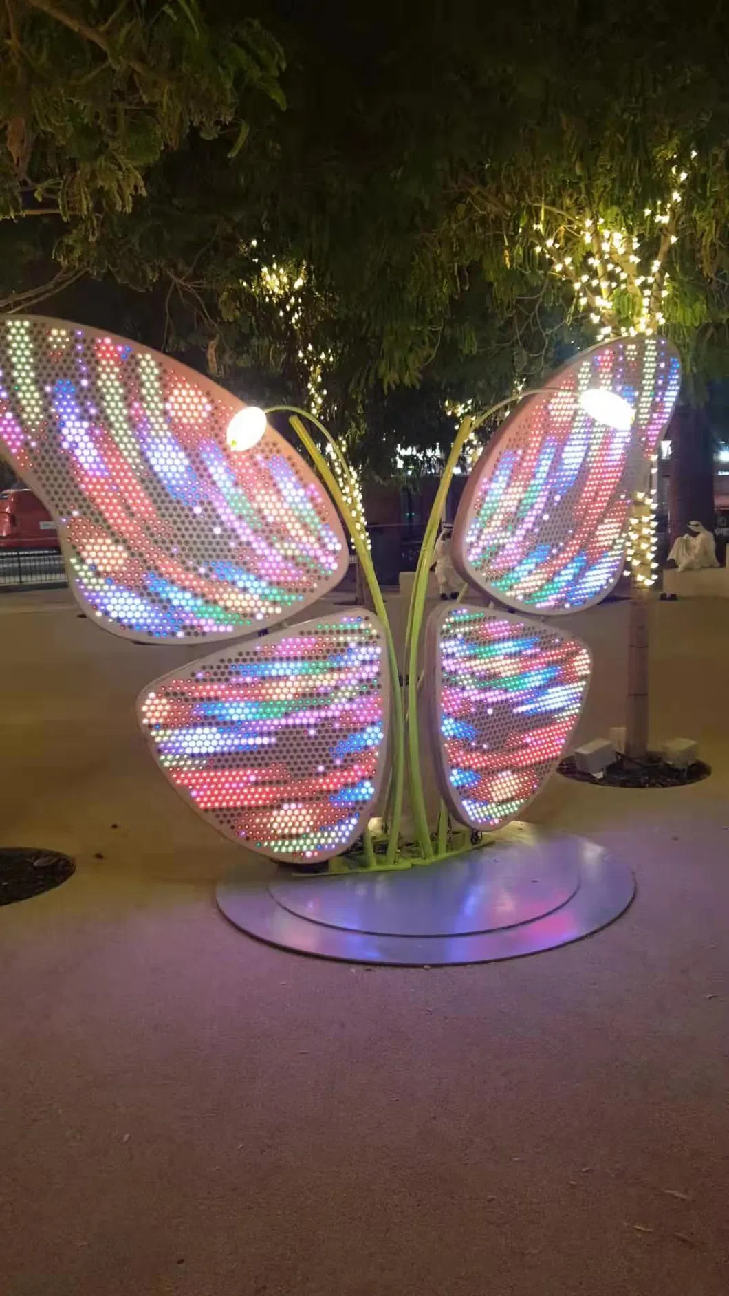 Aplicação Prática da Luz de Cordão LED Pixel RGB