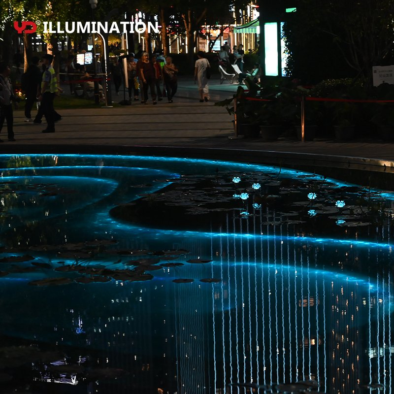 IP68 Fita LED RGB à Prova d'Água 12W/M, 32.8FT Luz de Cordão Programável e Endereçável Inteligente para Paisagismo ao Ar Livre
