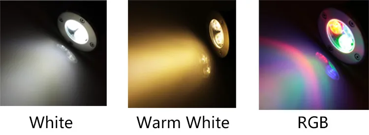Luz subterrânea LED detalhe 2