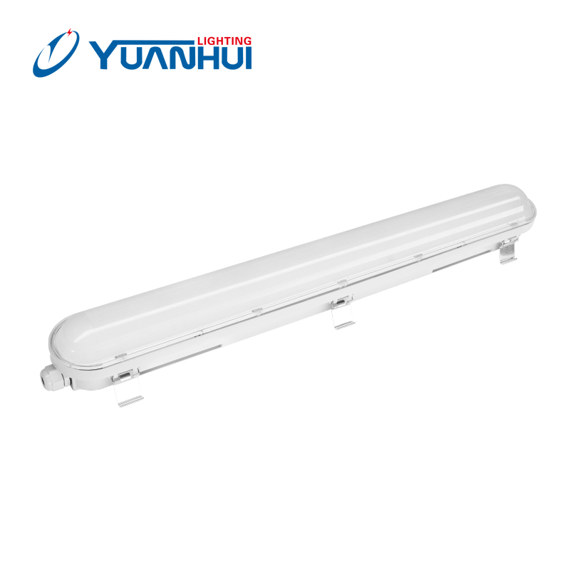 Iluminação LED de túnel à prova d'água de alta qualidade, luz tubular tripla LED para estacionamento subterrâneo