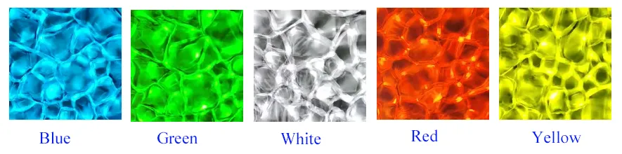 Seleção de Cores de Ondulação de Água