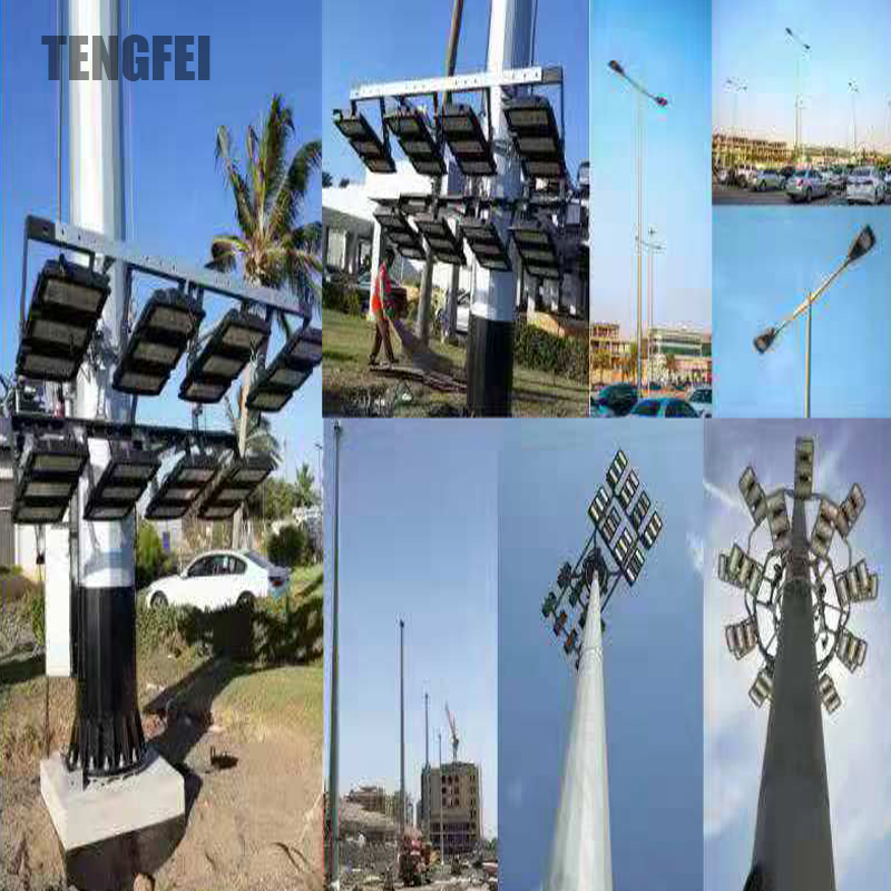 Iluminação de Alto Mastro à Prova de Tempo Comercial da Tengfei 15m-50m Personalizada 15m China