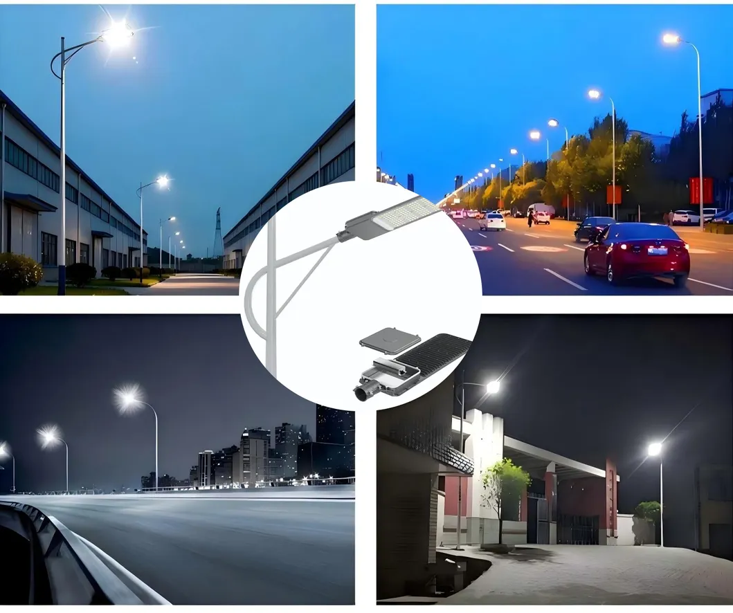 150W Luminária de Rua LED de Alta Eficiência IP65 Iluminação de Estrada Pública Municipal à Prova d'Água