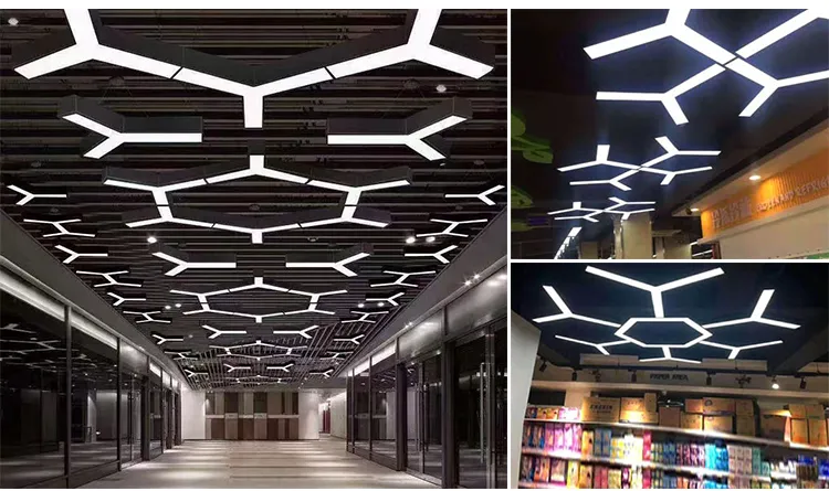 Luz Pendante Redonda de Metal com LED - Detalhe Y