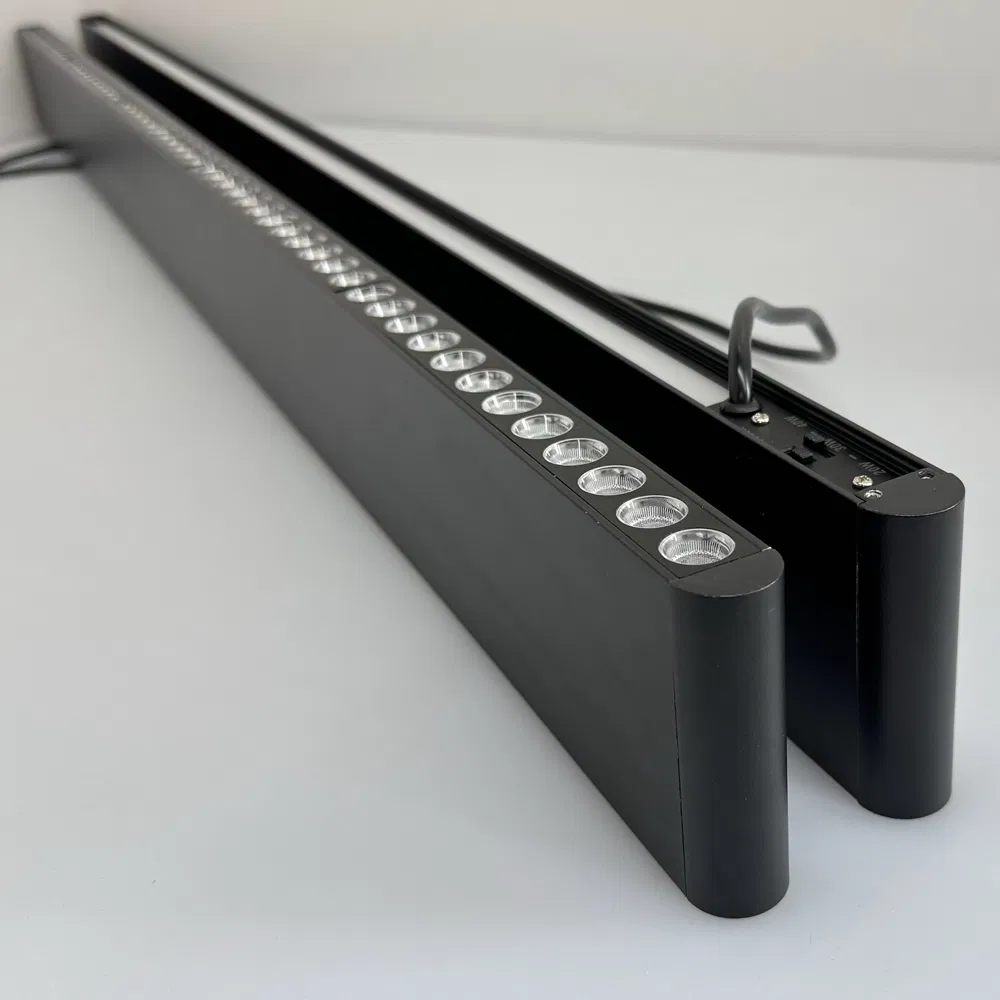 2585 Série CCT e Potência Ajustável Luminária Linear LED Pendente