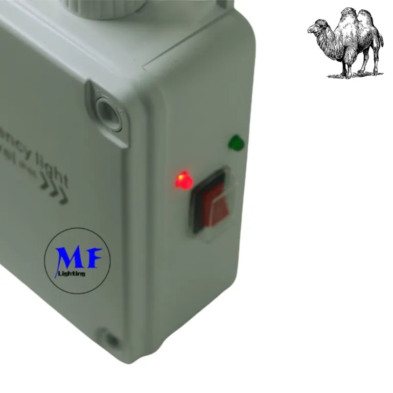 Preço de Fábrica IP65 AC85-265V Bateria de Lítio Ajustável Cabeça ABS Luz de Emergência de Duas Cabeças Luz de Emergência de Segurança Luz LED de Emergência de Saída